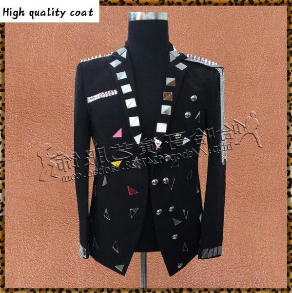 high quality new men's mirror small suit coats nightclub bar male singer lens blazer costumes stage sequins show suits s-3xl, White;black
high quality new men's mirror small suit coats nightclub bar male singer lens blazer costumes stage sequins show suits s-3xl, White;black
