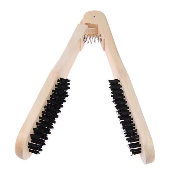 wooden hairdressing comb double brushes v type straight hair brush anti-static hair straightener tool hai sqcyve, Silver
wooden hairdressing comb double brushes v type straight hair brush anti-static hair straightener tool hai sqcyve, Silver