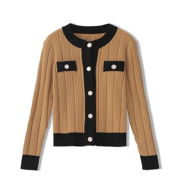 women's knits & tees short style autumn pocket women sweater knitted o-neck long sleeve slim button pearl office lady cardigans, White
women's knits & tees short style autumn pocket women sweater knitted o-neck long sleeve slim button pearl office lady cardigans, White
