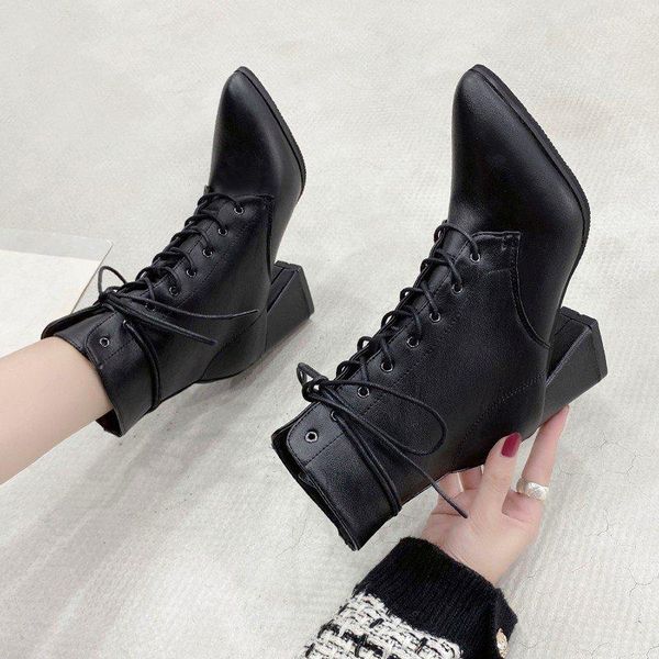 ankle boots female fashion women boots leather high heels lace up square high heels autumn botines shoes botines mujer plus size, Black
ankle boots female fashion women boots leather high heels lace up square high heels autumn botines shoes botines mujer plus size, Black