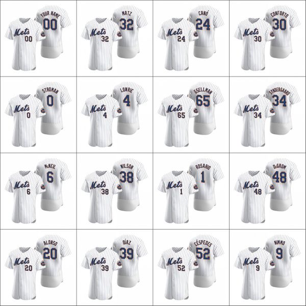 new york mets men 48 jacob degrom 20 pete alonso 4 jed lowrie 1 amed rosario custom women youth white authentic 2020 home jersey, Blue;black
new york mets men 48 jacob degrom 20 pete alonso 4 jed lowrie 1 amed rosario custom women youth white authentic 2020 home jersey, Blue;black