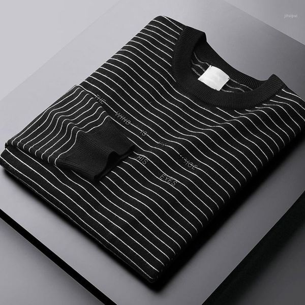 classic autumn winter mens sweaters luxury round collar casual stripe thicken male sweaters fashion keep warm man1, White;black
classic autumn winter mens sweaters luxury round collar casual stripe thicken male sweaters fashion keep warm man1, White;black