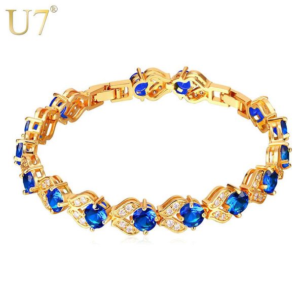 link, chain u7 cz charm tennis bracelet silver/gold color synthetic emerald green cubic zirconia women fashion jewelry valentines gift h689, Black
link, chain u7 cz charm tennis bracelet silver/gold color synthetic emerald green cubic zirconia women fashion jewelry valentines gift h689, Black