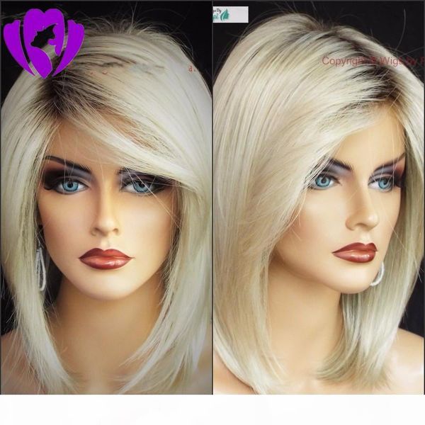 elling blonde 613 ombre short bob straight lace front wigs heat resistant synthetic hair wig for women, Black
elling blonde 613 ombre short bob straight lace front wigs heat resistant synthetic hair wig for women, Black