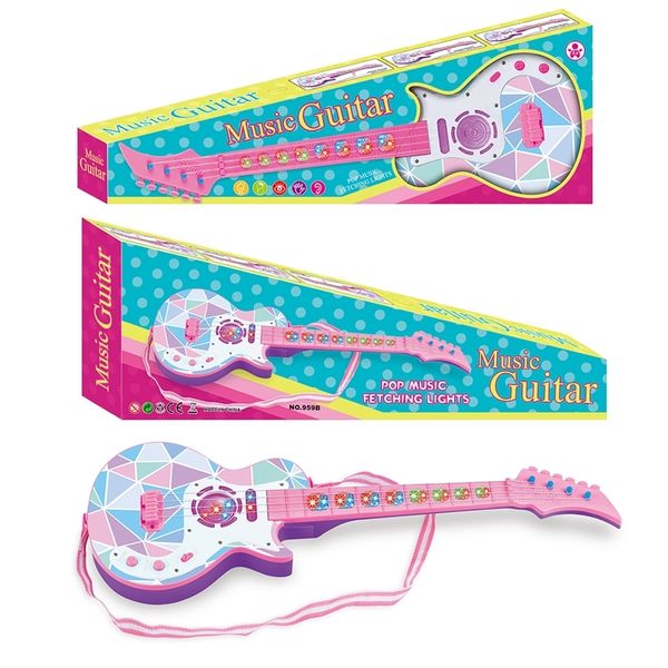 children toy musical instrument guitar early educational toys with musical sound &light toys for kids christmas birthday gift y200428
children toy musical instrument guitar early educational toys with musical sound &light toys for kids christmas birthday gift y200428