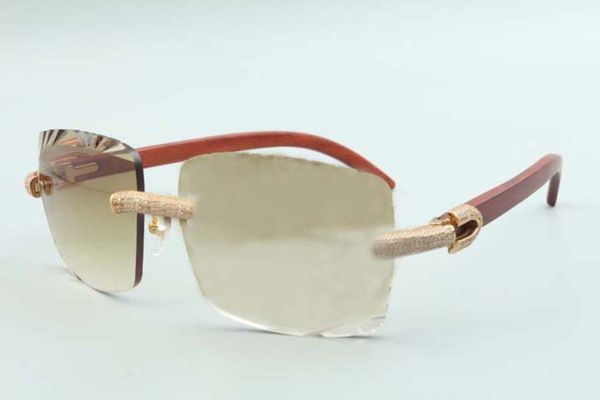 2021 style original wood temples sunglasses 3524020, cutting lens micro-paved diamonds glasses, size: 58-18-135 mm, White;black
2021 style original wood temples sunglasses 3524020, cutting lens micro-paved diamonds glasses, size: 58-18-135 mm, White;black
