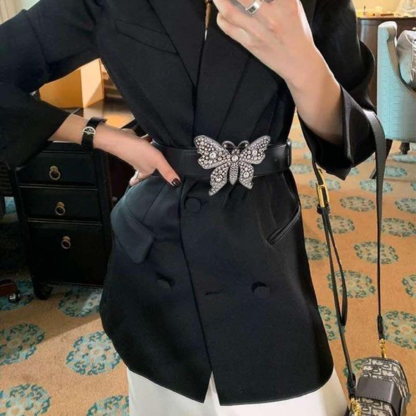 women belt microfiber crystal big butterfly 3.8cm wide cummerbunds size, Black;brown
women belt microfiber crystal big butterfly 3.8cm wide cummerbunds size, Black;brown