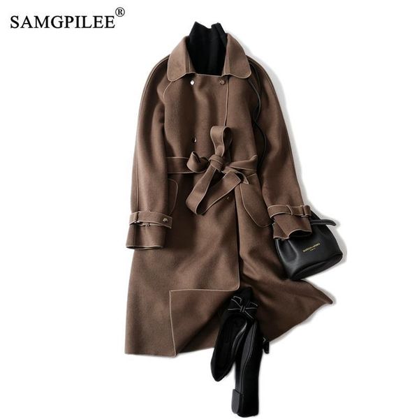 coats women winter 2020 elegant full sleeve long solid turn-down collar double breasted slim office lady woolen coats woman lj201128, Black
coats women winter 2020 elegant full sleeve long solid turn-down collar double breasted slim office lady woolen coats woman lj201128, Black