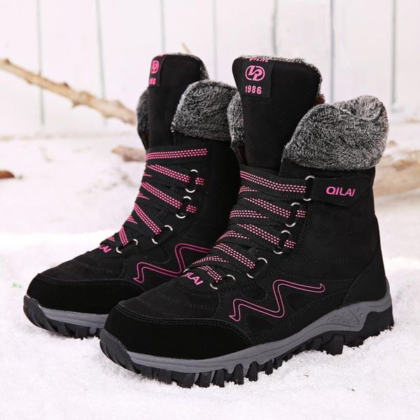 boots gnome 2021 winter shoes woman fashion platform fur keep warm women brand anti-slip ankle botas mujer, Black
boots gnome 2021 winter shoes woman fashion platform fur keep warm women brand anti-slip ankle botas mujer, Black
