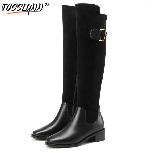 tasslynn 2020 winter shoes for women genuine leather stretch fabric boots women woman shoes high heels knee-high boots1, Black
tasslynn 2020 winter shoes for women genuine leather stretch fabric boots women woman shoes high heels knee-high boots1, Black