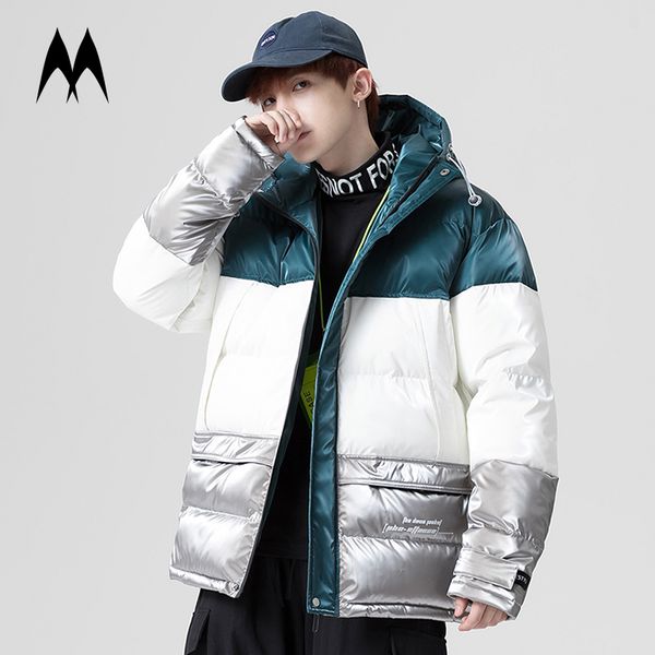 winter patchwork men brand down coats mens thick warm puffer jacket streetwear outerwear clothing kg-240, Black
winter patchwork men brand down coats mens thick warm puffer jacket streetwear outerwear clothing kg-240, Black