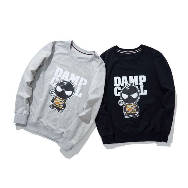 and new men's autumn sweater spring pullover korean cartoon print casual student men's sportswear, Black
and new men's autumn sweater spring pullover korean cartoon print casual student men's sportswear, Black