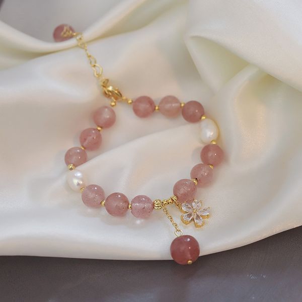strawberry crystal actress yueins small crowd design peach blossom hand jewelry bracelet bracelet braceletstrawberry braceletlovershand stri, Golden;silver
strawberry crystal actress yueins small crowd design peach blossom hand jewelry bracelet bracelet braceletstrawberry braceletlovershand stri, Golden;silver