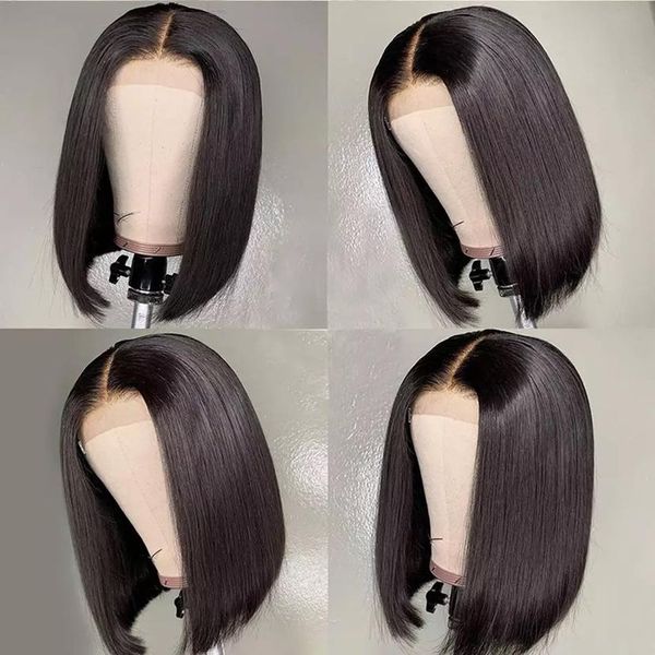 4x4 lace short bob wig 130% brazilian closure wig human hair wigs straight pre plucked hairline 150% density baby hair pre plucked, Black;brown
4x4 lace short bob wig 130% brazilian closure wig human hair wigs straight pre plucked hairline 150% density baby hair pre plucked, Black;brown
