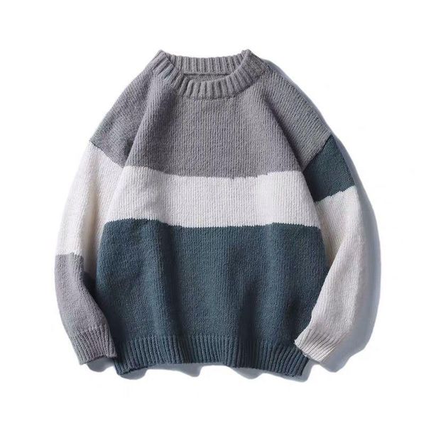 winter men's sweater patchwork korean fashion harajuku casual couple pullovers black round neck long-sleeved man clothes, White;black
winter men's sweater patchwork korean fashion harajuku casual couple pullovers black round neck long-sleeved man clothes, White;black