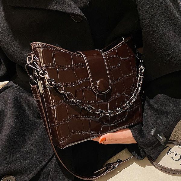 shoulder bags crocodile pattern leather bucket bag 2021 trendy chain designer handbags luxuey crossbody for women
shoulder bags crocodile pattern leather bucket bag 2021 trendy chain designer handbags luxuey crossbody for women