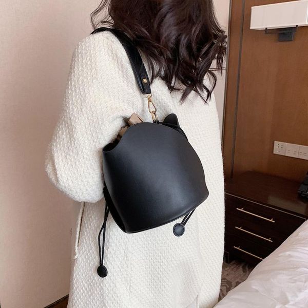 solid color womens shoulder bags new fashion female drawstring bucket bag pu leather handbag black brown khaki
solid color womens shoulder bags new fashion female drawstring bucket bag pu leather handbag black brown khaki