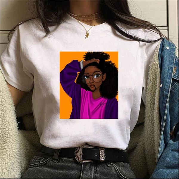 summer black girls print short sleeve o neck t shirt woman slim fit soft women tshirt fashion clothing shirts, White
summer black girls print short sleeve o neck t shirt woman slim fit soft women tshirt fashion clothing shirts, White