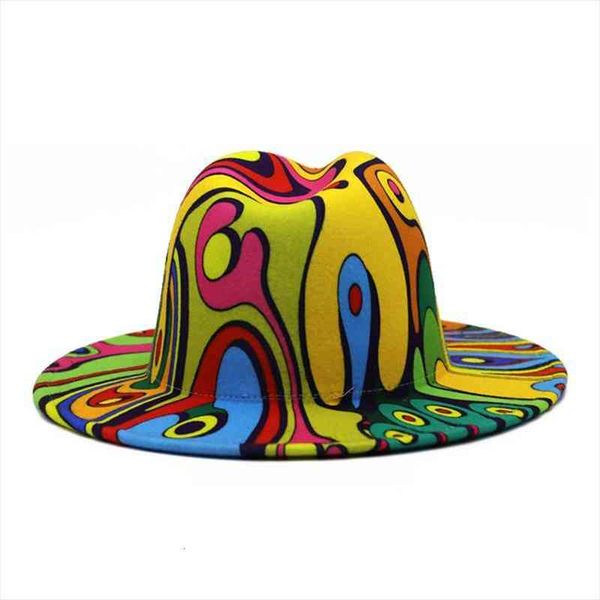 artist fedora hat wide brim felt hat tie dyed lady bowler british style spring fedoras panama wholesale, Blue;gray
artist fedora hat wide brim felt hat tie dyed lady bowler british style spring fedoras panama wholesale, Blue;gray