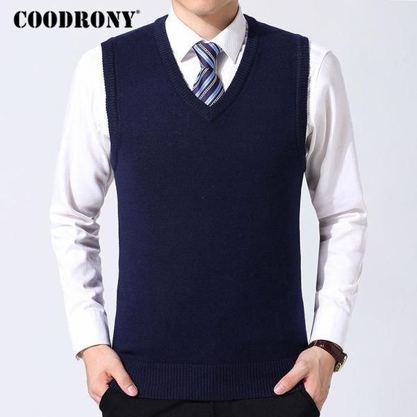 coodrony sweater men clothes 2020 autumn winter warm cashmere wool pull homme classic casual v neck sleeveless vest sweaters 126 bbyzxe, White;black
coodrony sweater men clothes 2020 autumn winter warm cashmere wool pull homme classic casual v neck sleeveless vest sweaters 126 bbyzxe, White;black