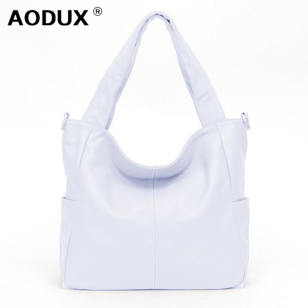 aodux new large real genuine leather handbags luxury famous brands women ladies satchel shoulder messenger black white color c0121
aodux new large real genuine leather handbags luxury famous brands women ladies satchel shoulder messenger black white color c0121