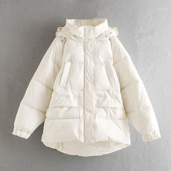 katara solid hooded pockets parkas women fashion autumn thick coats women elegant casual cotton jackets female ladies lp1, Black
katara solid hooded pockets parkas women fashion autumn thick coats women elegant casual cotton jackets female ladies lp1, Black