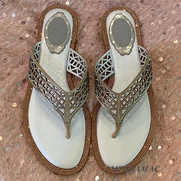 fashion color crystal hollow flip flops genuine leather round toe women's outdoor flat slippers sweet girl party shoes, Black
fashion color crystal hollow flip flops genuine leather round toe women's outdoor flat slippers sweet girl party shoes, Black