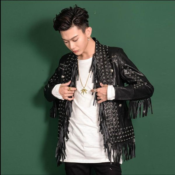 2020 tassel men's m-3xl leather personality belt design stylist hair nightclub thin singer jacket autumn and winter 1j86, Black;brown
2020 tassel men's m-3xl leather personality belt design stylist hair nightclub thin singer jacket autumn and winter 1j86, Black;brown