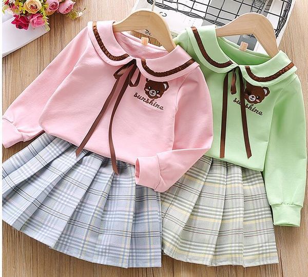 girls autumn 2020 new korean youth school suit pleated skirt bow two piece setx1019, White
girls autumn 2020 new korean youth school suit pleated skirt bow two piece setx1019, White