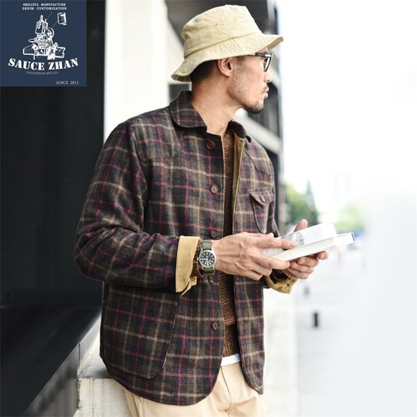 saucezhan & blends suit cargo mens coats and jackets winter men wool coat 201214, Black 
saucezhan & blends suit cargo mens coats and jackets winter men wool coat 201214, Black