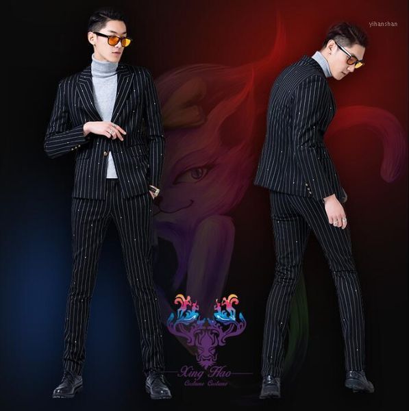 singer star style dance stage clothing for men suit set with pants diamond mens wedding suits costume groom formal dress black1, White;black
singer star style dance stage clothing for men suit set with pants diamond mens wedding suits costume groom formal dress black1, White;black