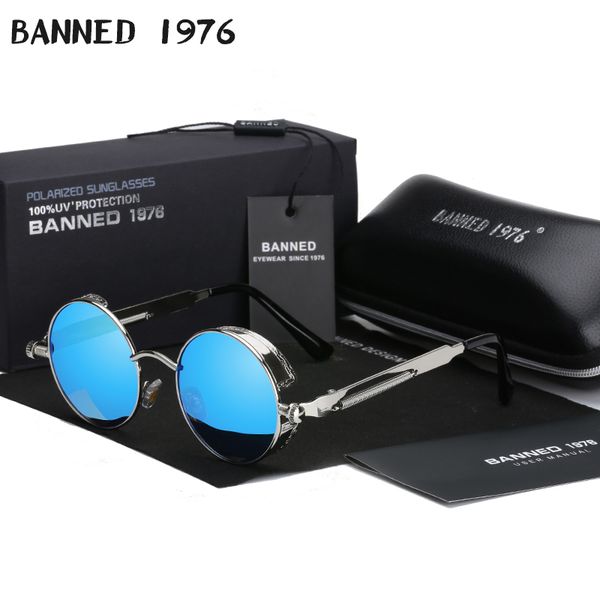 2020 retro round metal hd polarized punk steampunk sunglasses for women men,vintage sun glasses oculos de sol meminino masculino, White;black
2020 retro round metal hd polarized punk steampunk sunglasses for women men,vintage sun glasses oculos de sol meminino masculino, White;black