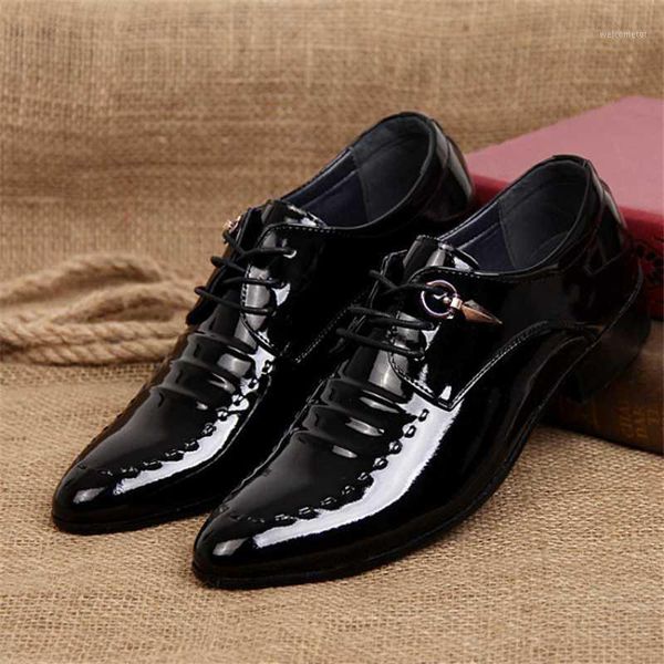 new men dress shoes shadow patent leather luxury fashion groom wedding shoes men luxury style oxford1, Black
new men dress shoes shadow patent leather luxury fashion groom wedding shoes men luxury style oxford1, Black