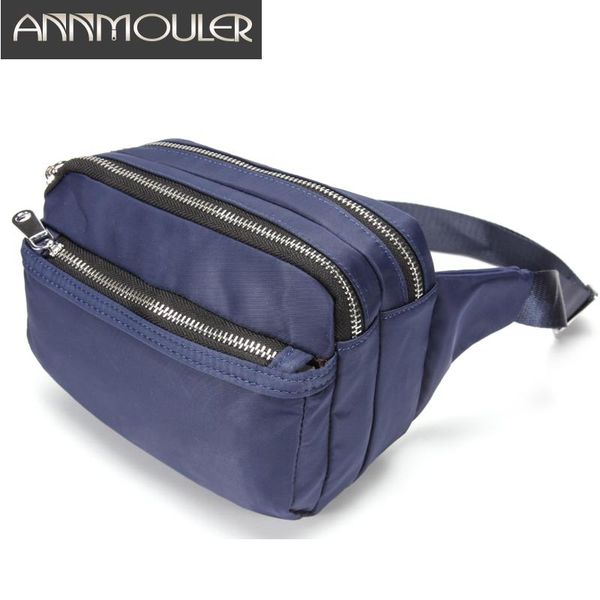 annmouler large capacity fanny pack for women tri-zipper waist bag phone pocket purse black adjustable chest bag
annmouler large capacity fanny pack for women tri-zipper waist bag phone pocket purse black adjustable chest bag