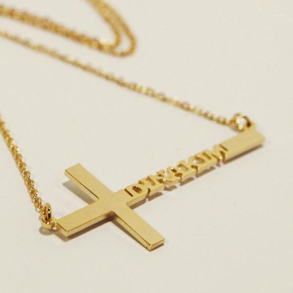 customized name choker necklace fashion religious cross stainless steel gift personalized names pendant dropship jewelry1, Silver
customized name choker necklace fashion religious cross stainless steel gift personalized names pendant dropship jewelry1, Silver