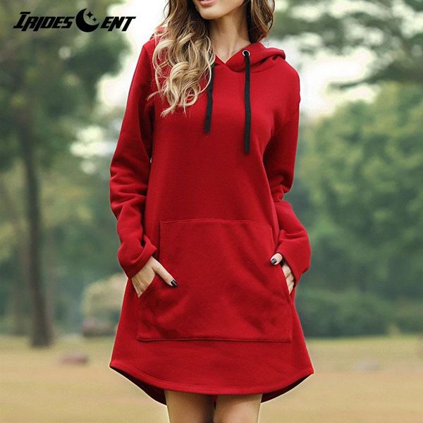 women's hoodies & sweatshirts oversized women solid color warm ladies long sleeve casual hooded pullover dress plus size sweatshirt, Black
women's hoodies & sweatshirts oversized women solid color warm ladies long sleeve casual hooded pullover dress plus size sweatshirt, Black