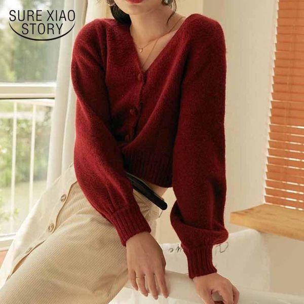 women's knits & tees spring autumn thin knitted cardigan french vintage solid cherry red v-neck sweater sweet women short pull femme 11, White
women's knits & tees spring autumn thin knitted cardigan french vintage solid cherry red v-neck sweater sweet women short pull femme 11, White