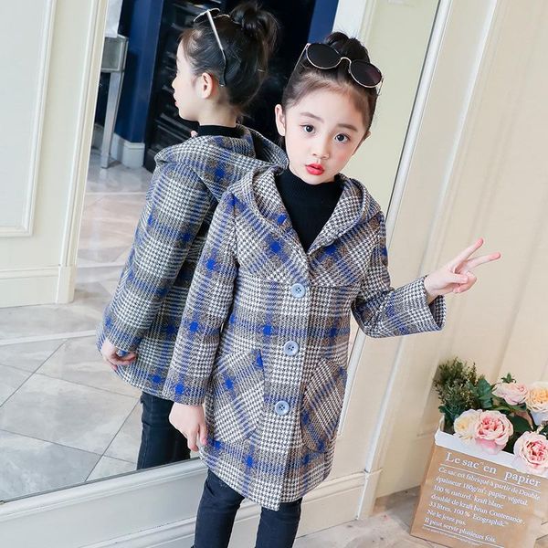 2020 autumn and winter new girls coat cotton lining children's plaid windbreaker hooded hooded fashion trend warm wool coat, Tan;black
2020 autumn and winter new girls coat cotton lining children's plaid windbreaker hooded hooded fashion trend warm wool coat, Tan;black
