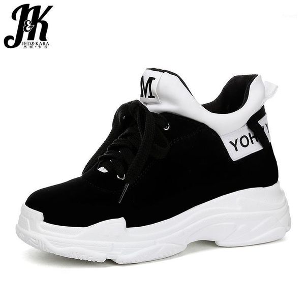 jk plus size 32-46 fashion casual knitting ankle boots round toe flock lace up footwear female boot platform shoes woman 20201, Black
jk plus size 32-46 fashion casual knitting ankle boots round toe flock lace up footwear female boot platform shoes woman 20201, Black