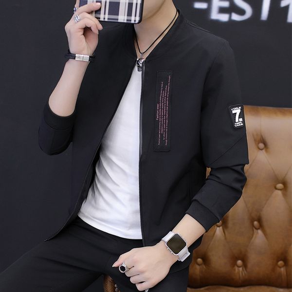 men's coat 2020 new autumn casual korean handsome clothing trend loose jacket, Black;brown
men's coat 2020 new autumn casual korean handsome clothing trend loose jacket, Black;brown