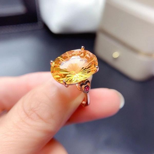 cluster rings 100% real and natural citrine ring 925 sterling silver fine yellow gem 10mm, Golden;silver
cluster rings 100% real and natural citrine ring 925 sterling silver fine yellow gem 10mm, Golden;silver