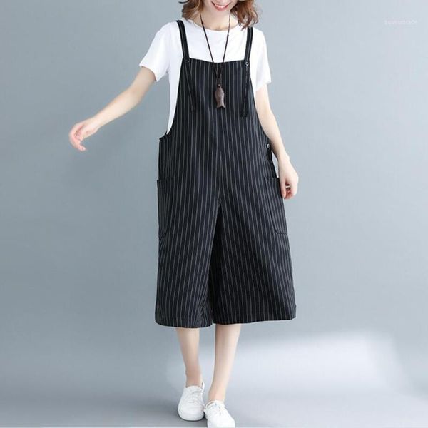 women's jumpsuits & rompers korean style jumpsuit women summer 2021 plus size loose casual for womens striped mid calf length overalls, Black;white
women's jumpsuits & rompers korean style jumpsuit women summer 2021 plus size loose casual for womens striped mid calf length overalls, Black;white