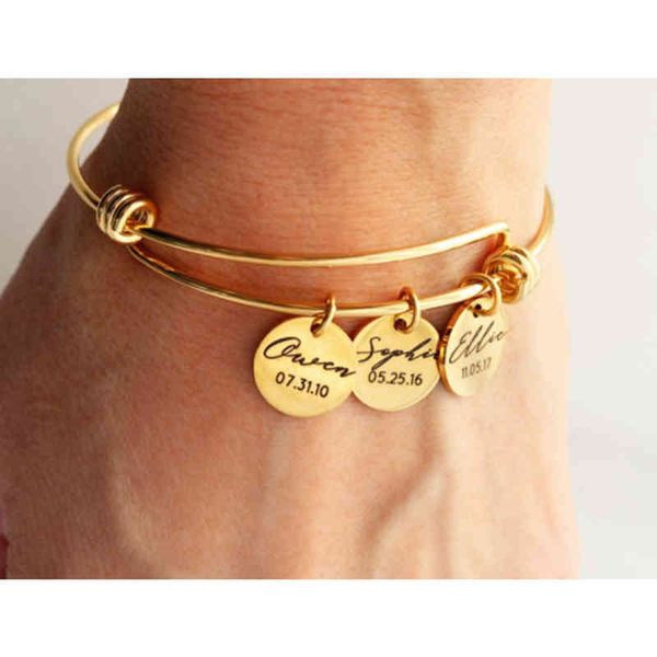 fils custom bracelet for women laser engraving name round men gold pendant bracelets personalized stainless steel jewelry, Golden;silver
fils custom bracelet for women laser engraving name round men gold pendant bracelets personalized stainless steel jewelry, Golden;silver