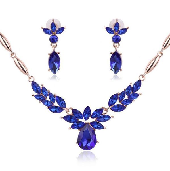2021 blue austrian crystal jewelry sets for women fashion jewellery bridal wedding jewelry sets necklace, Silver
2021 blue austrian crystal jewelry sets for women fashion jewellery bridal wedding jewelry sets necklace, Silver