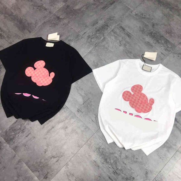 2022 factory wholesale new embroidered pasted cloth pink cartoon head casual short sleeve printed letter t-shirt girls fashion versatile qin, White
2022 factory wholesale new embroidered pasted cloth pink cartoon head casual short sleeve printed letter t-shirt girls fashion versatile qin, White