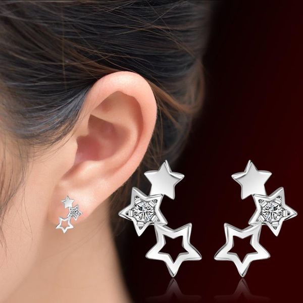 925 sterling silver hollow five stars stud earrings for women casual style girl earings personality jewelry, Golden;silver
925 sterling silver hollow five stars stud earrings for women casual style girl earings personality jewelry, Golden;silver