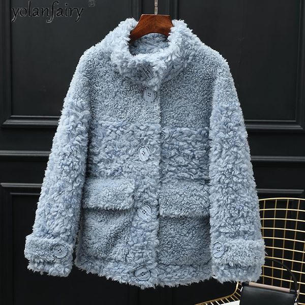 100% real wool fur coat female korean sweet short autumn winter jackets for women clothes 2021 sheep shearing roupas femeninas, Black
100% real wool fur coat female korean sweet short autumn winter jackets for women clothes 2021 sheep shearing roupas femeninas, Black