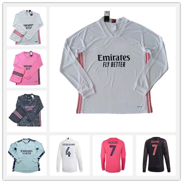 20 21 nacho hazard modric long sleeve mens soccer jerseys sergio ramos benzema isco kroos mariano home away 3rd football shirt suit set, Black
20 21 nacho hazard modric long sleeve mens soccer jerseys sergio ramos benzema isco kroos mariano home away 3rd football shirt suit set, Black