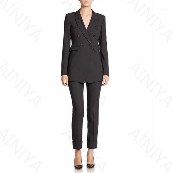 new black 3 piece sets women pant suits double breasted uniform designs formal style office lady business suits work wear custom1, White
new black 3 piece sets women pant suits double breasted uniform designs formal style office lady business suits work wear custom1, White