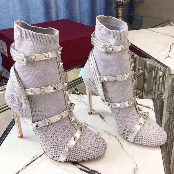 fashion women boots high heel ankle boots rivet fashion boot for women 6 colors, Black
fashion women boots high heel ankle boots rivet fashion boot for women 6 colors, Black